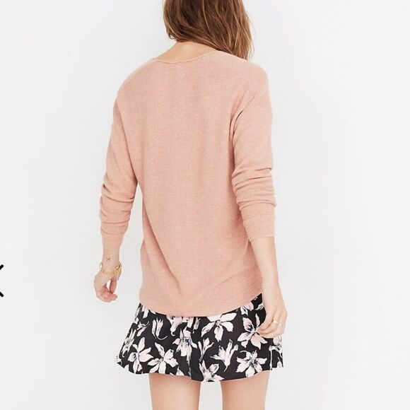 MADEWELL Kimball Pullover Sweater, rolled scoop neck merino wool alpaca blend XS - Picture 3 of 12